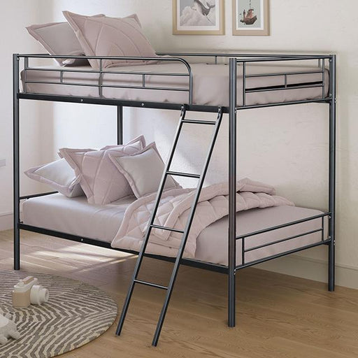 Hector Twin/Twin Metal Bunkbed - U&U Home Budget Furniture (Carteret, NJ)