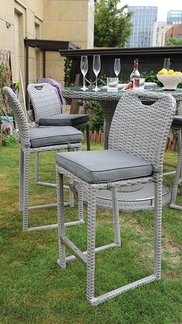 Cyprus Bar Chair (6/Ctn) - U&U Home Budget Furniture (Carteret, NJ)