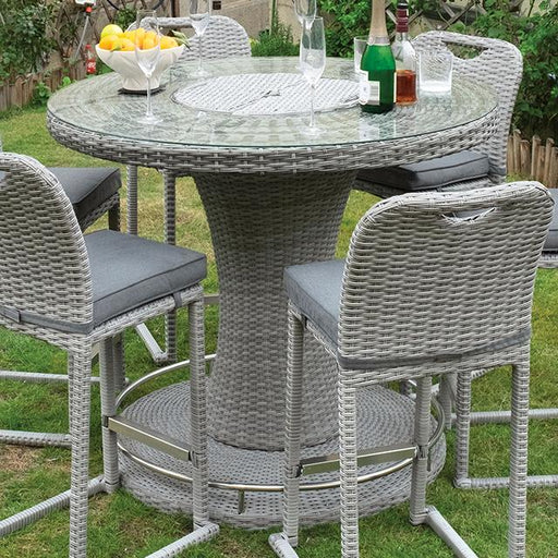 Cyprus Round Bar Table - U&U Home Budget Furniture (Carteret, NJ)