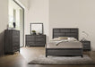 Errico Bed Grey & White - U&U Home Budget Furniture (Carteret, NJ)