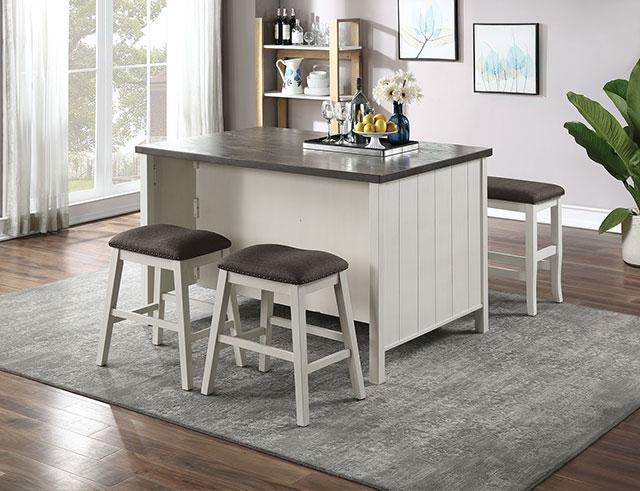 HEIDELBERG Counter Ht. Stool (2/CTN) - U&U Home Budget Furniture (Carteret, NJ)