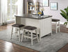 HEIDELBERG Counter Ht. Stool (2/CTN) - U&U Home Budget Furniture (Carteret, NJ)