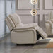 HENRICUS Glider Recliner, Beige - U&U Home Budget Furniture (Carteret, NJ)