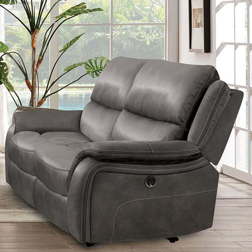 HENRICUS Loveseat, Dark Gray - U&U Home Budget Furniture (Carteret, NJ)