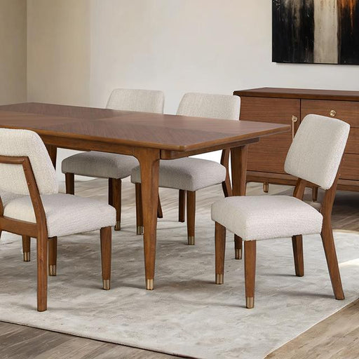 Hepburne 7 Pc Dining Table Set - U&U Home Budget Furniture (Carteret, NJ)