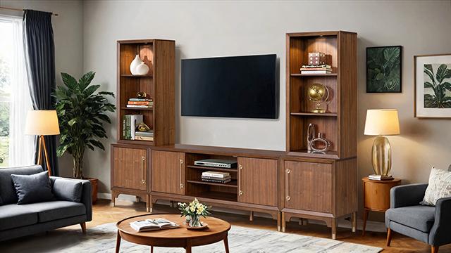 Hepburne Entertainment Center - U&U Home Budget Furniture (Carteret, NJ)
