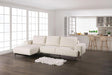Baerum Sectional, Left & Right Chaise Beige & Gray - U&U Home Budget Furniture (Carteret, NJ)