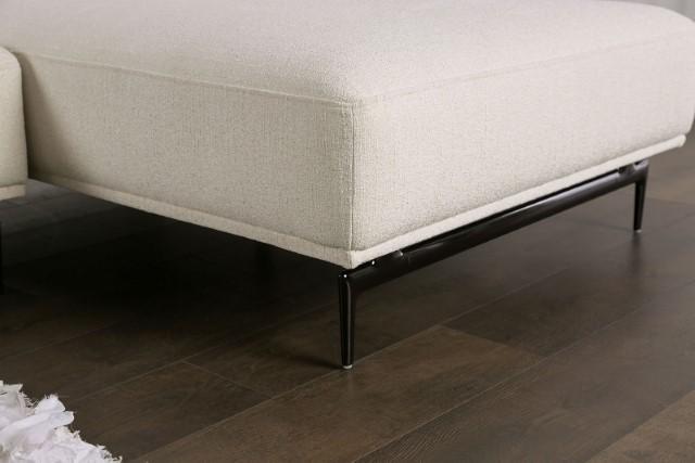 Baerum Sectional, Left & Right Chaise Beige & Gray - U&U Home Budget Furniture (Carteret, NJ)
