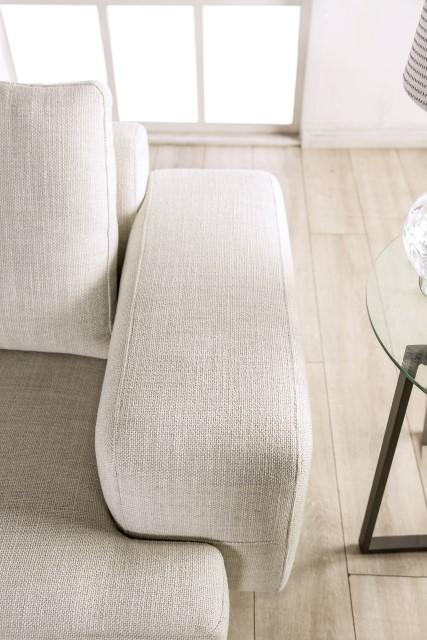 Baerum Sectional, Left & Right Chaise Beige & Gray - U&U Home Budget Furniture (Carteret, NJ)