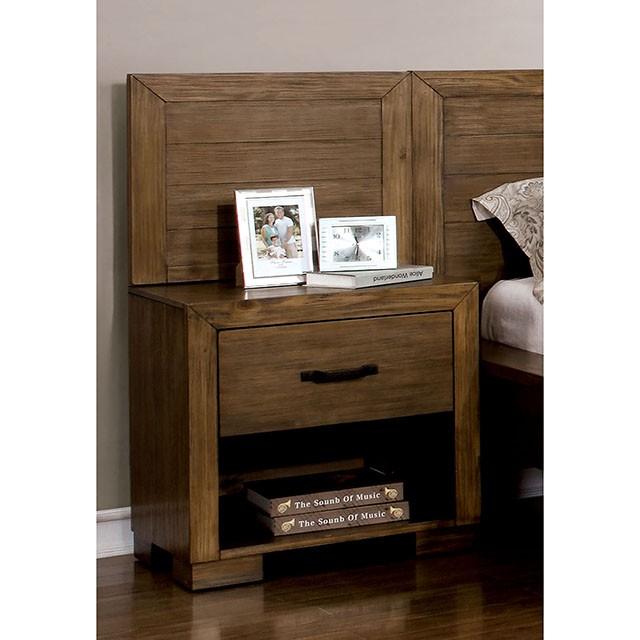 Bairro Night Stand Pier - U&U Home Budget Furniture (Carteret, NJ)