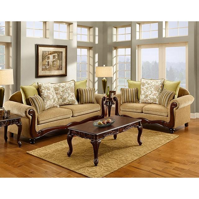 Banstead Love Seat - U&U Home Budget Furniture (Carteret, NJ)