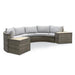 Barbuda 6 Pc. Sectional Sofa w/ 2 End Tables - U&U Home Budget Furniture (Carteret, NJ)