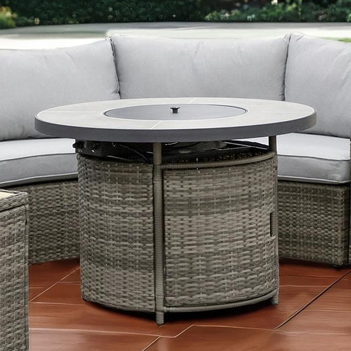 Barbuda Fire Pit Table - U&U Home Budget Furniture (Carteret, NJ)