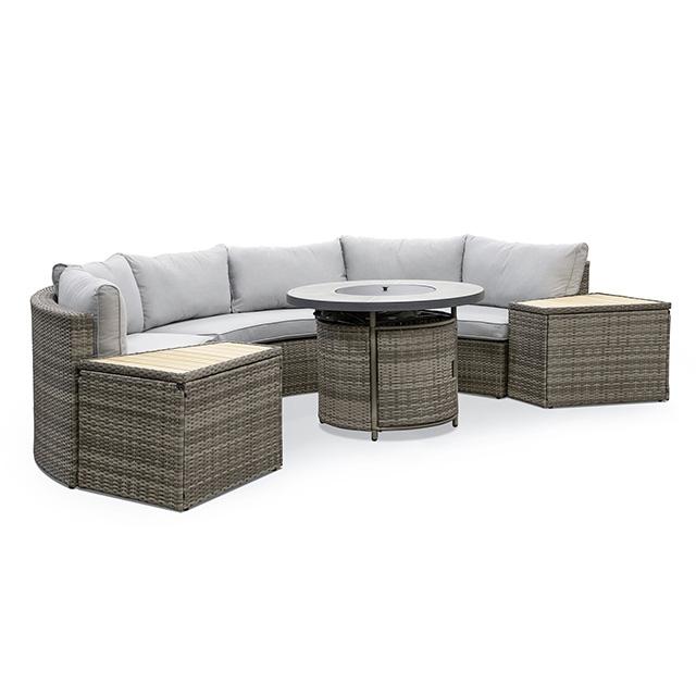 Barbuda Fire Pit Table - U&U Home Budget Furniture (Carteret, NJ)