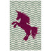 BARON 5' X 8', Area Rug, Horse, Sage Green/Fuchsia - U&U Home Budget Furniture (Carteret, NJ)