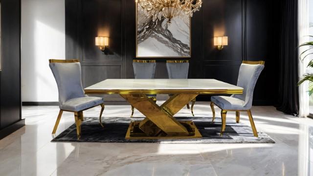 Palazzo 7 Pc Dining Table Set - U&U Home Budget Furniture (Carteret, NJ)