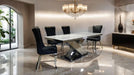 Palazzo 7 Pc Dining Table Set - U&U Home Budget Furniture (Carteret, NJ)