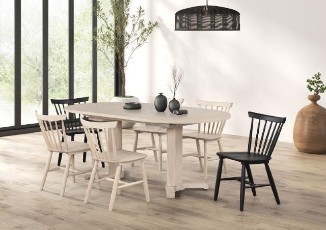 Hines 7 Pc Dining Table Set - U&U Home Budget Furniture (Carteret, NJ)
