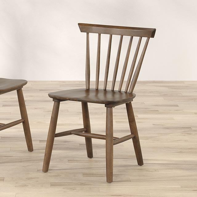 Beale Dining Chair (2/CTN) Natural, Brown, & Beige - U&U Home Budget Furniture (Carteret, NJ)