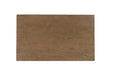 Beale Dining Table Walnut & Black - U&U Home Budget Furniture (Carteret, NJ)