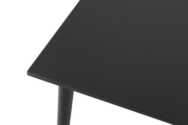 Beale Dining Table Walnut & Black - U&U Home Budget Furniture (Carteret, NJ)