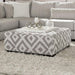 HERMISTON Ottoman, Gray - U&U Home Budget Furniture (Carteret, NJ)