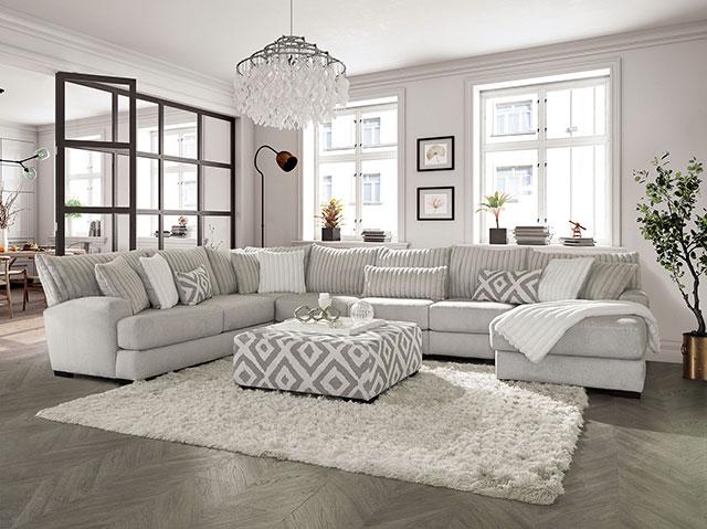 Hermiston Armless Chair - U&U Home Budget Furniture (Carteret, NJ)