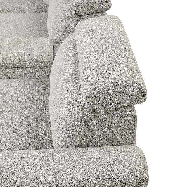 Hieronimus Power Sectional - U&U Home Budget Furniture (Carteret, NJ)