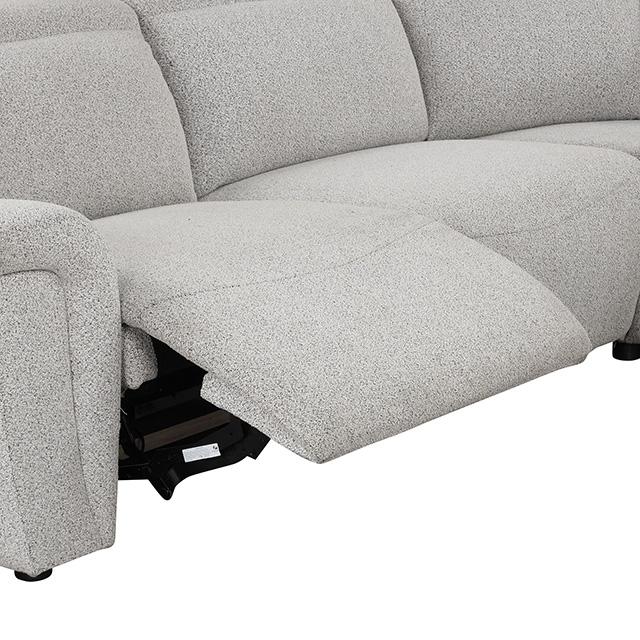 Hieronimus Power Sectional - U&U Home Budget Furniture (Carteret, NJ)