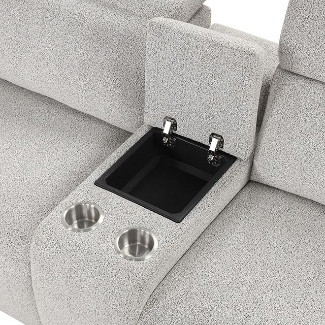 Hieronimus Power Sectional - U&U Home Budget Furniture (Carteret, NJ)