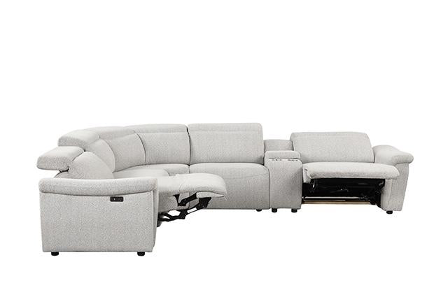 Hieronimus Power Sectional - U&U Home Budget Furniture (Carteret, NJ)