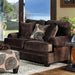 Bonaventura Brown Love Seat - U&U Home Budget Furniture (Carteret, NJ)