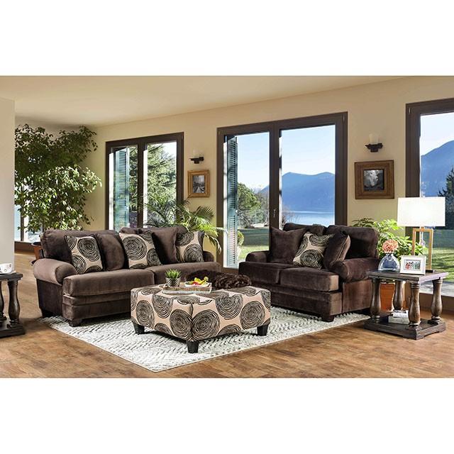 Bonaventura Brown Sofa - U&U Home Budget Furniture (Carteret, NJ)
