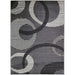 Blitar Brown Black, Brown Cream, & Gray 5' X 7' Area Rug - U&U Home Budget Furniture (Carteret, NJ)