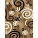 Blitar Brown Black, Brown Cream, & Gray 5' X 7' Area Rug - U&U Home Budget Furniture (Carteret, NJ)