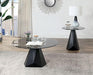 BISHOP Coffee Table, Black/Gray - U&U Home Budget Furniture (Carteret, NJ)