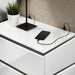 BIRSFELDEN Night Stand w/ USB, White - U&U Home Budget Furniture (Carteret, NJ)