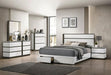 Birsfelden Queen Bedroom Set White - U&U Home Budget Furniture (Carteret, NJ)