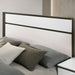 BIRSFELDEN Cal.King, E.King, & Queen Bed, White - U&U Home Budget Furniture (Carteret, NJ)