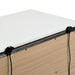 BIRSFELDEN Cal.King, E.King, & Queen Bed, White - U&U Home Budget Furniture (Carteret, NJ)