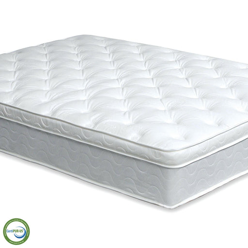 Bird Of Paradise White 11" Euro Pillow Top Mattress, Cal.King, E.King, Full, Queen - U&U Home Budget Furniture (Carteret, NJ)