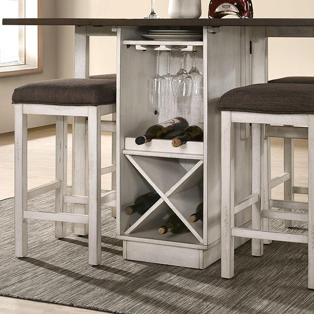 Bingham 5 Pc Counter Ht Table Set - U&U Home Budget Furniture (Carteret, NJ)