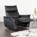 Bienne Recliner Chair White & Black - U&U Home Budget Furniture (Carteret, NJ)