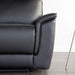 Bienne Sofa Manual Recliner White & Black - U&U Home Budget Furniture (Carteret, NJ)