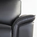 Bienne Sofa Manual Recliner White & Black - U&U Home Budget Furniture (Carteret, NJ)