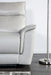 Bienne Sofa Manual Recliner White & Black - U&U Home Budget Furniture (Carteret, NJ)
