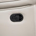 Bienne Sofa Manual Recliner White & Black - U&U Home Budget Furniture (Carteret, NJ)