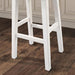 Biasca 29" Stool (2/CTN) White, Brown, & Black - U&U Home Budget Furniture (Carteret, NJ)