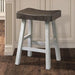 Biasca 24" Stool (2/CTN) White, Brown, & Black - U&U Home Budget Furniture (Carteret, NJ)