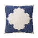 Beth Natural/Indigo 20" X 20" Pillow, Natural & Indigo (2/CTN) - U&U Home Budget Furniture (Carteret, NJ)